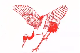 灵动感十足！盐城剪纸非遗代表性传承人创作湿地“三宝”图片