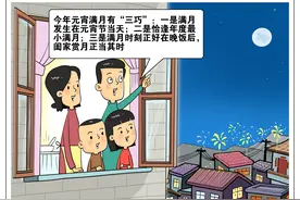 （图表·漫画）星空有约｜阖家赏月图片