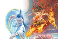 三维动画设计师让“哪吒”动起来图片