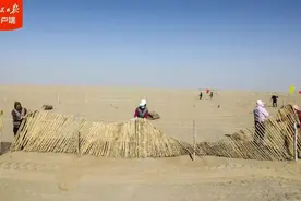 合龙！将塔克拉玛干沙漠锁住！气象部门做了这些！图片