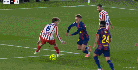 西甲：巴萨3-1逆转马竞