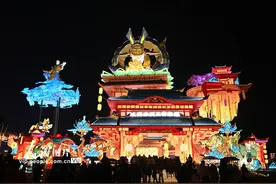 四川自贡：璀璨灯会醉游人图片