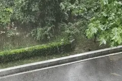 渭南暴雨致高速管制，部分车辆禁行图片