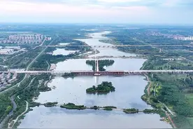 滹沱河“蝶变”图片