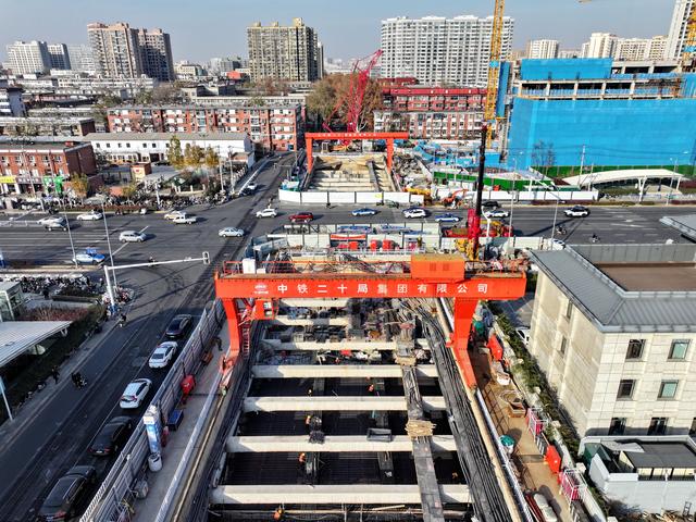 石家庄地铁5号线冬季施工有序推进