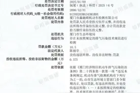 厦门市鑫融顺机动车检测有限公司被罚10.5万元：未按照规定的排气污染技术规范进行检测图片