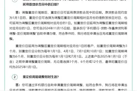 存量房贷可申请调整“重定价日”，有人不到1分钟搞定图片