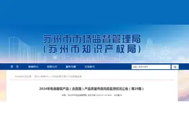 【江苏省苏州市】2024年电商服装产品（含直播）产品质量市级风险监测情况公告（第29期）图片