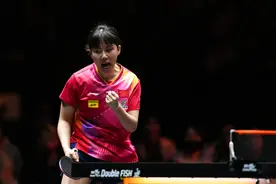 （体育）乒乓球——WTT福冈总决赛：陈幸同晋级女单决赛图片