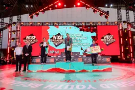 霹雳舞世青赛中国队收获一铜图片