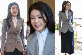 韩媒：韩第一夫人时隔153天公开露面，执政党内部意见分歧很大图片