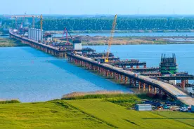 江苏淮安：宁淮城际铁路建设正酣图片