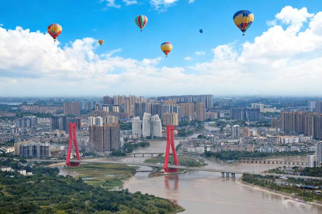 低空竞逐映橘乡，全国热气球精英赛（四川金堂站）激活文商旅体消费热潮