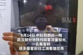 地铁堵车、烟花戏牛马、自由搏击之夜、全员鄂人……武汉烟花秀“名场面”遭网友玩梗图片