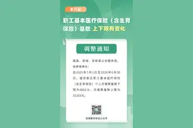 本月起，医保缴费基数有变化图片