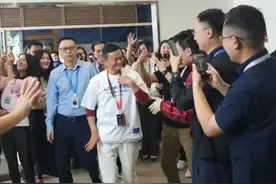马云，现身阿里云谷园区图片