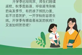 开学季注意防范6类易高发疾病图片