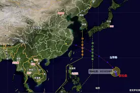 又来一个！第14号台风“普拉桑”正趋向我国东海，路径与“贝碧嘉”相似……图片