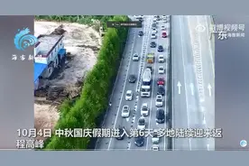 提前三天返程的“大聪明们”又堵在路上了！网友热议：“再一次预判了别人的预判，带回的特产都要在路上吃完了”图片