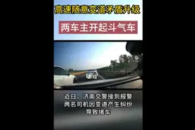 果然视频|高速随意变道矛盾升级，两车主开起斗气车，结果…图片