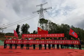 西电东送！世界上海拔最高的特高压输电线路工程“鄂1标”全线贯通图片