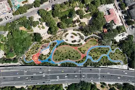 地铁有了，公园也升级了！青岛地铁4号线海泊河公园绿化恢复片区正式开放图片
