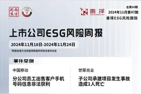 善择ESG风险跟踪第60期｜149家公司暴露ESG风险，中国交建子公司因虚开增值税专用发票被罚逾420万图片