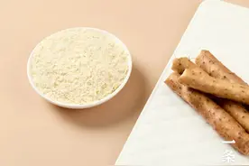 垆土铁棍山药，专利工艺制成的山药雪花片，不结块，更好冲泡图片
