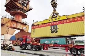 “北滘—盐田”组合港物流新模式落地图片