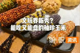 视频｜文玩界新秀？能吃又能盘的袖珍玉米图片
