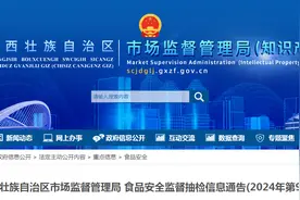 广西壮族自治区市场监督管理局食品安全监督抽检信息通告(2024年第93期)图片