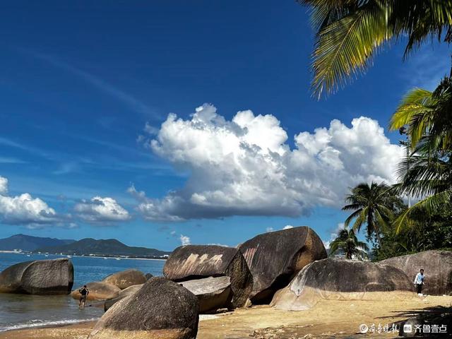 双节拍 | 天涯海角景区，海天一色游人如织