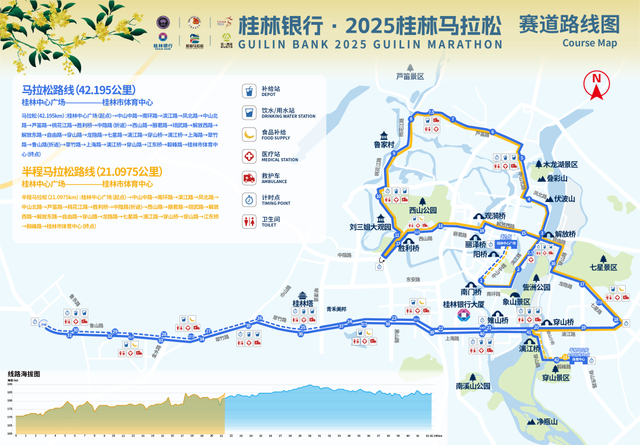 来桂林跑马怎么跟着赛道玩？看这个就够了～在山水画卷中奔跑，解锁 “甲天下” 的独特赛道！