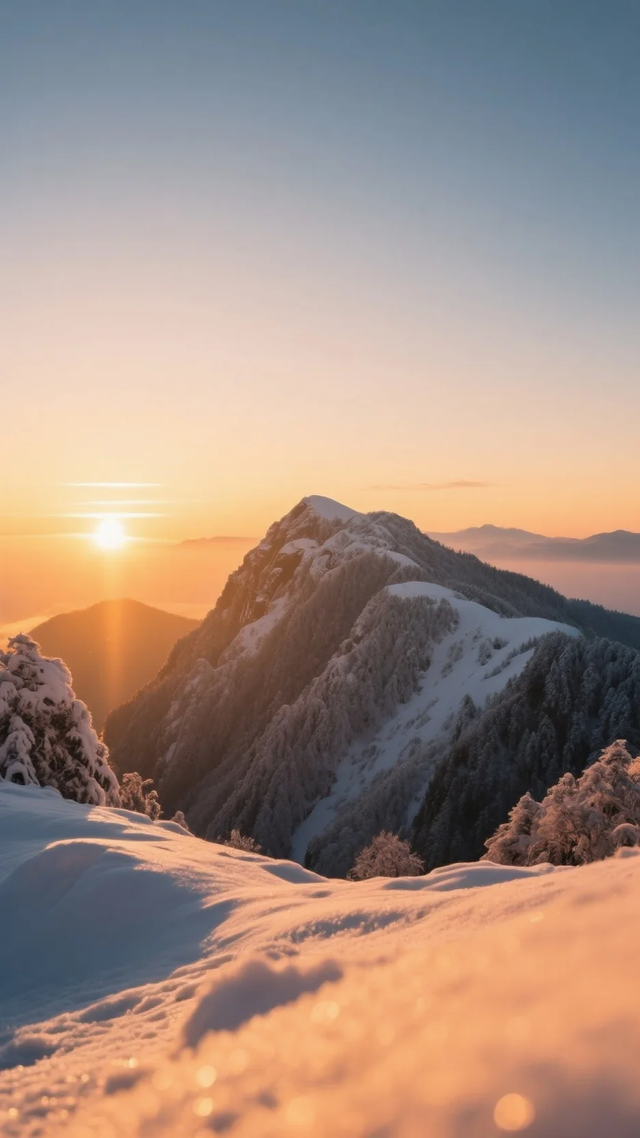 银色世界，雪中禅意：峨眉山的冬天美成了佛国仙境
