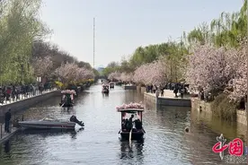 “花开北京”赏春系列活动启幕 元大都海棠花溪云蒸霞蔚图片