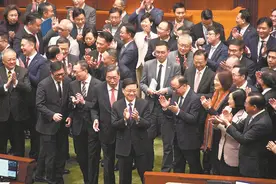 香港特区立法会全票通过《维护国家安全条例》图片