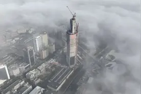 民心工程巡礼｜聚焦金色中环发展带，这个超高层项目顺利封顶图片