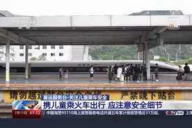 原则上未满14岁不能单独乘车 带娃坐火车攻略来了图片