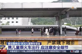 原则上未满14岁不能单独乘车 带娃坐火车攻略来了图片