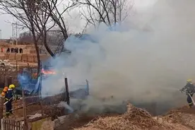 村民焚烧秸秆引发火灾，北京密云消防依法对其罚款图片