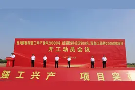 总投资1.4亿元！滕州市西岗镇锦瑞重工新项目开工图片