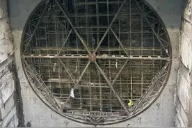 江北地下空间：地下6层这个盾构井门洞完成图片