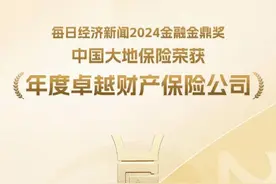 “价值大地”新蓝图成效初显，中国大地保险荣获金鼎奖“2024年度卓越财产保险公司”图片