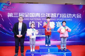 第三届全国青少年智运会天津落幕 深圳宋翎嘉张佳溢分获U10女子组冠亚军图片