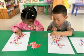 “玉兔穿新衣”，东昌府区拐里王幼儿园创意手工迎中秋图片