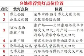 多彩花灯扮靓亦城，9处赏灯点位等您来！图片