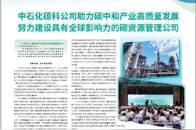 中石化碳科公司助力碳中和产业高质量发展  努力建设具有全球影响力的碳资源管理公司图片