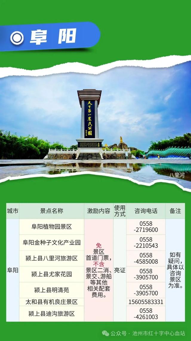 池州人有此证，这些地方免费游！