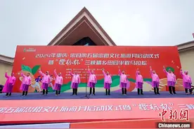 2024重庆·忠县三峡橘乡田园半程马拉松鸣枪起跑 贵州选手包揽男女子组冠军图片