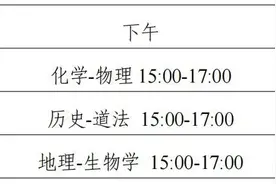 湖南中考明日开考！统一命题市州具体日程安排来了图片